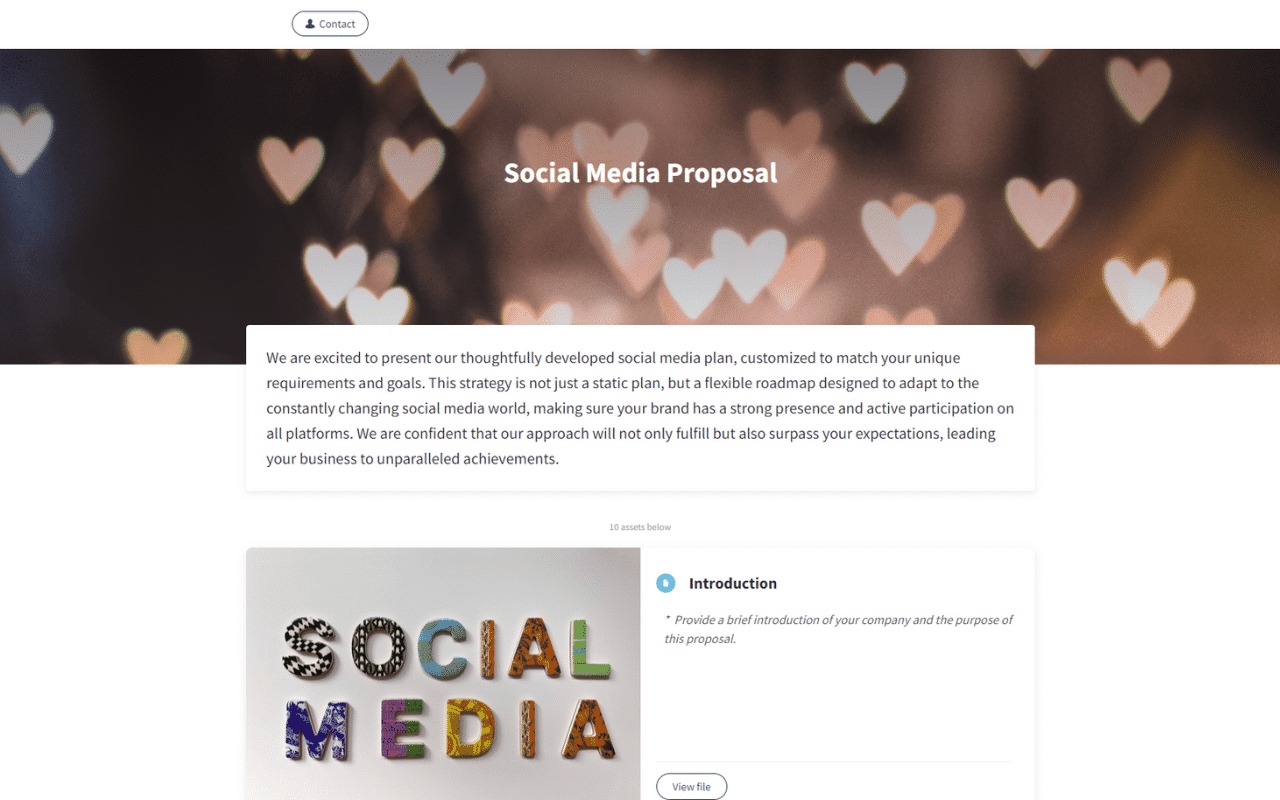 Social Media Proposal