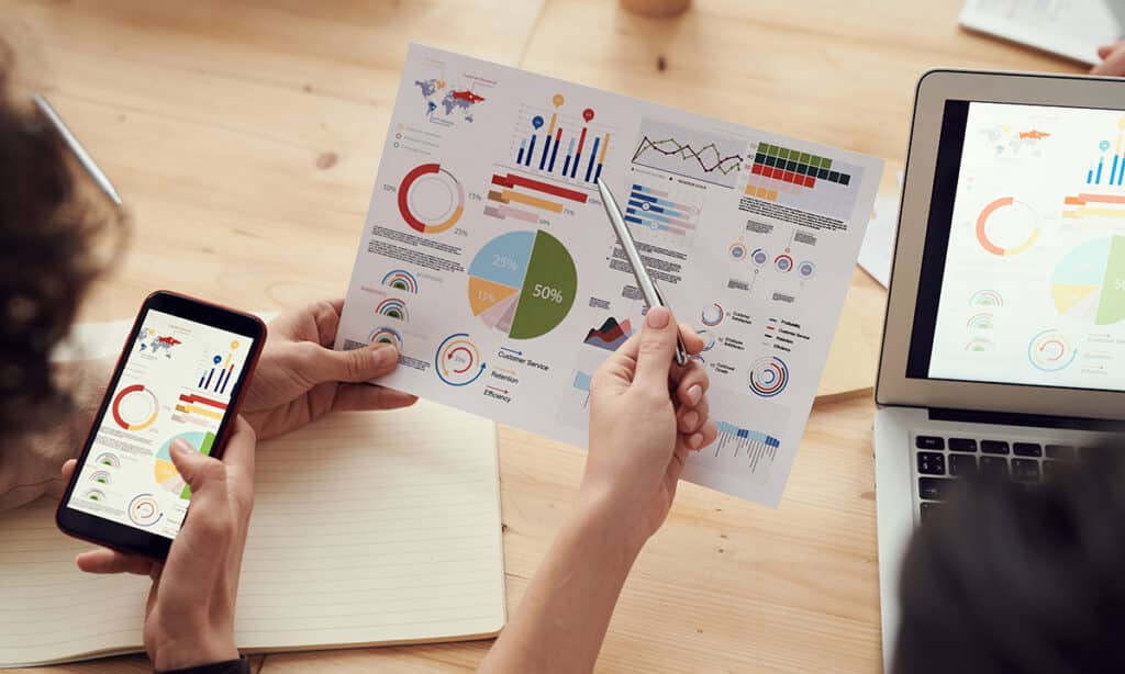 Guide to Luxury Listing Presentation + Template 7 graphs on paper