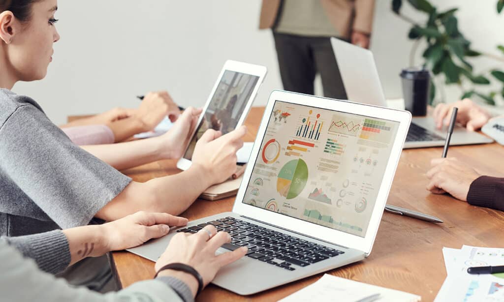 9 Listing Presentation Tools Every Real Estate Agent Should Use 5 Laptop with some graphs