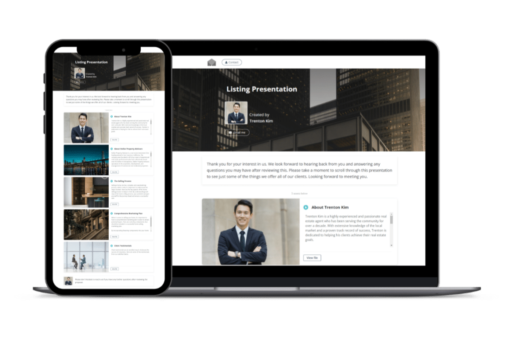 Real Estate Digital Listing Presentation Software 8 Real Estate Listing Presentation Banner Slide