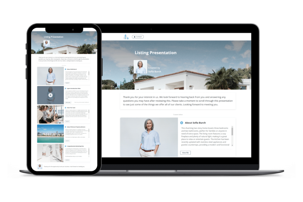 Real Estate Digital Listing Presentation Software 6 Real Estate Listing Presentation Banner Slide